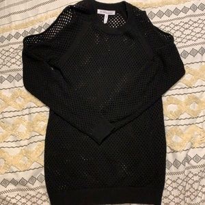 BCBG cold shoulder sweater